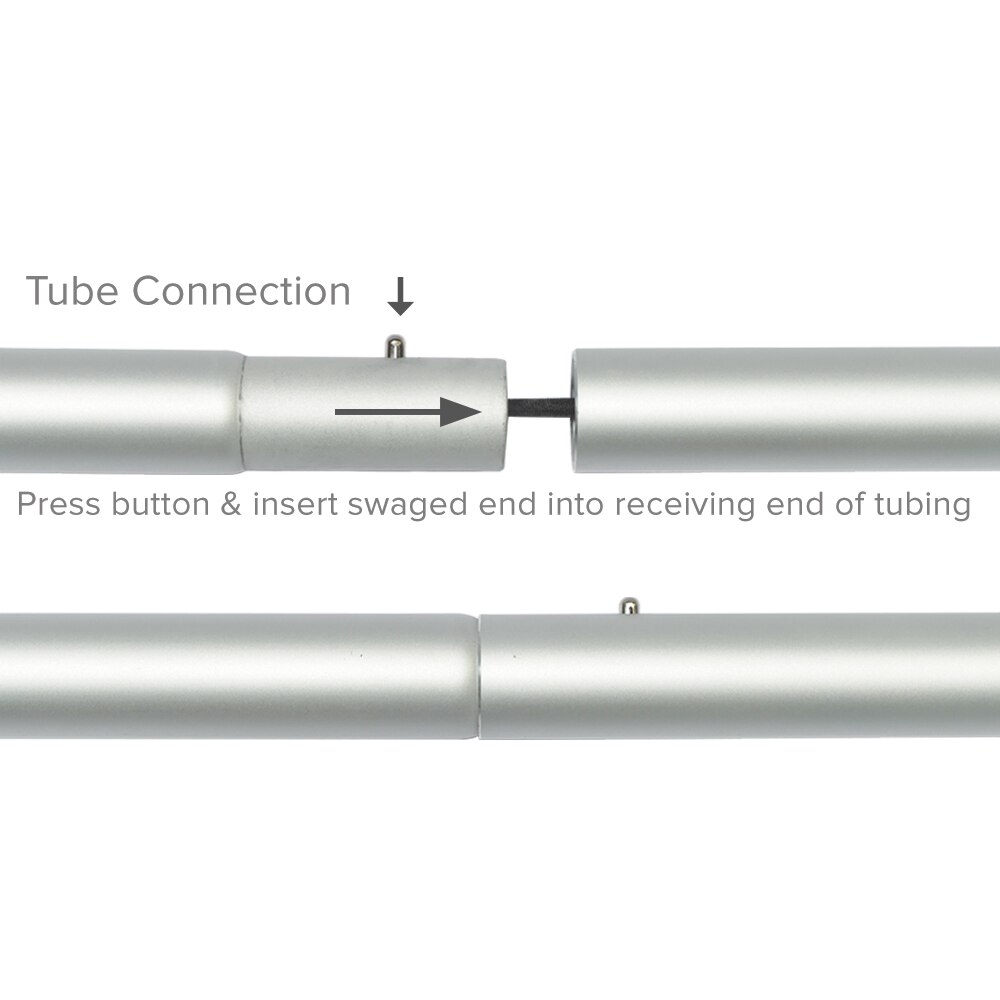 EZ Tube Tower 4ft x 16ft x 4ft — Hardware Only
